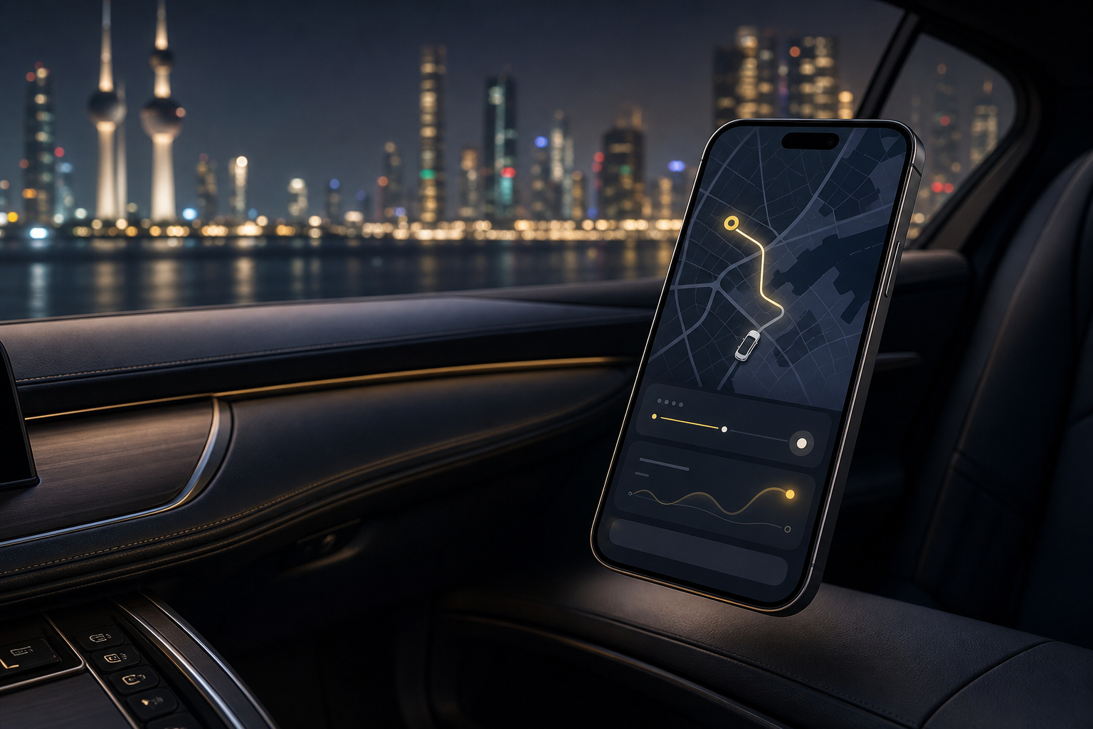 Mashaweer app ride tracking